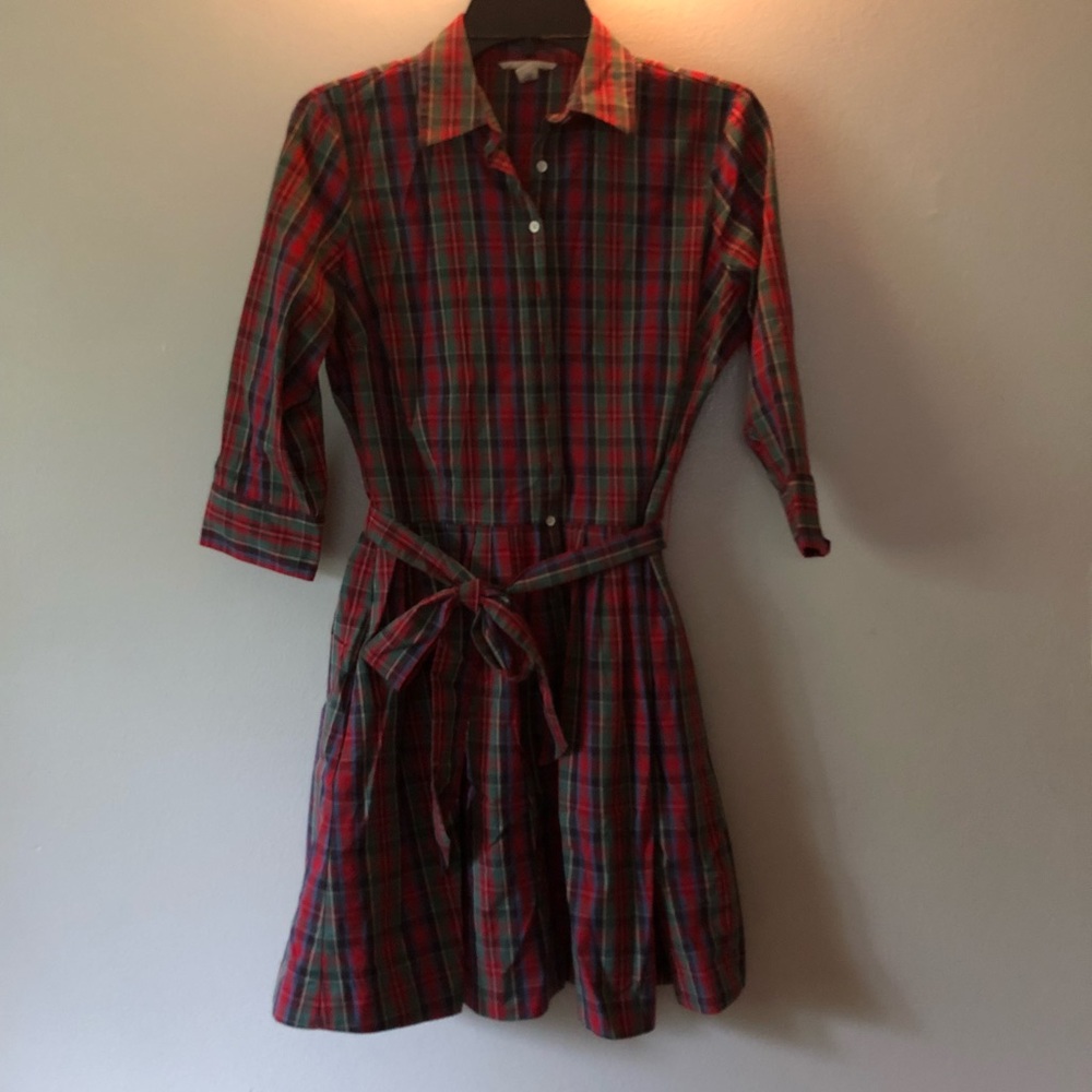 Lands End Canvas shirt dress